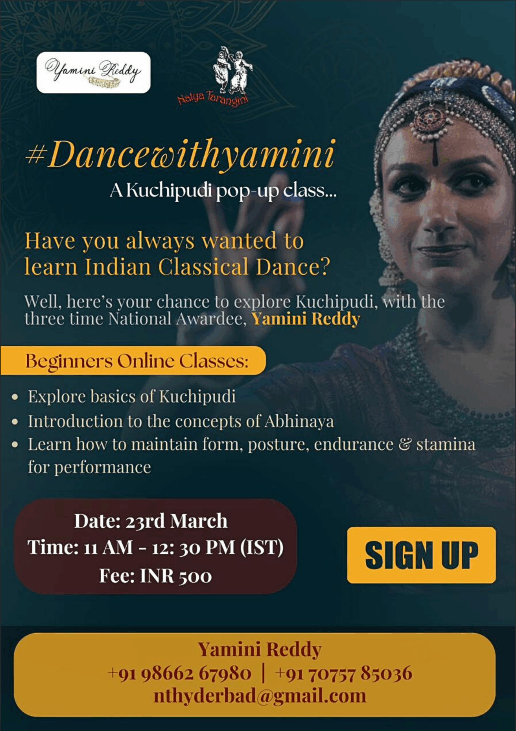 DANCE WITH YAMINI